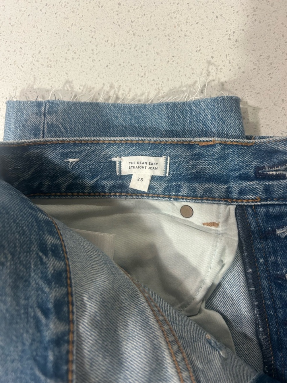 Madewell Light Blue High-Rise Distressed Women's Jeans - Picture 3 of 4